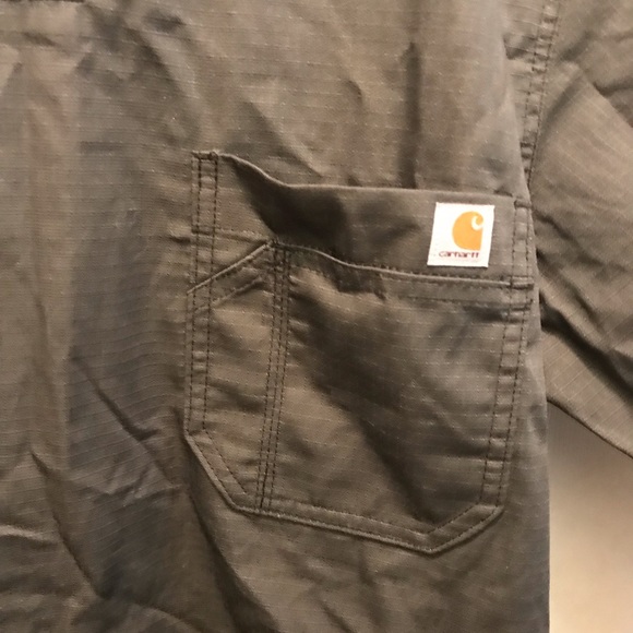 Carhartt men’s army green scrub top medium - Picture 4 of 5